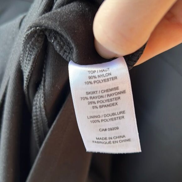 Cleo Silver and Black 3/4 Length Sleeve Dress Size 12 - Picture 12 of 15